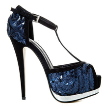 Load image into Gallery viewer, NAVY SEQUIN