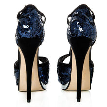 Load image into Gallery viewer, NAVY SEQUIN
