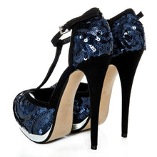 Load image into Gallery viewer, NAVY SEQUIN