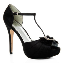 Load image into Gallery viewer, BLACK SATIN