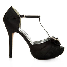 Load image into Gallery viewer, BLACK SATIN