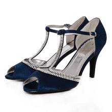 Load image into Gallery viewer, NAVY SATIN