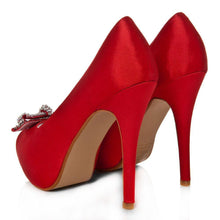 Load image into Gallery viewer, RED SATIN