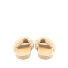 Load image into Gallery viewer, TIANNA Diamante Link Chain On Fur Mule