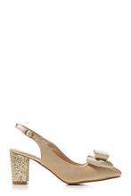 Load image into Gallery viewer, Kirra slingback with bow trim court