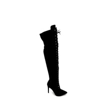 Load image into Gallery viewer, BLACK SUEDETTE