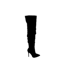 Load image into Gallery viewer, BLACK SUEDETTE