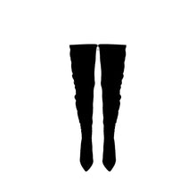 Load image into Gallery viewer, BLACK SUEDETTE