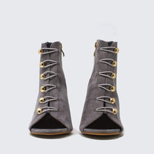 Load image into Gallery viewer, Marshella Cut Out Lace Detail Ankle Boot
