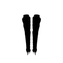 Load image into Gallery viewer, BLACK SUEDETTE