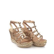 Load image into Gallery viewer, NELMA Anklestrap With Studs Wedge