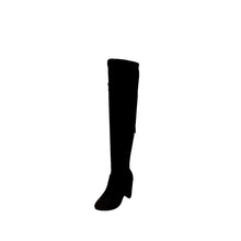 Load image into Gallery viewer, BLACK SUEDETTE