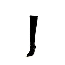 Load image into Gallery viewer, BLACK SUEDETTE