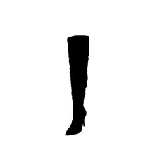 Load image into Gallery viewer, BLACK SUEDETTE