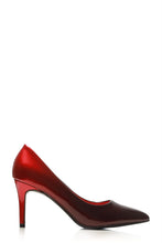 Load image into Gallery viewer, Alani 2 tone medium heel court shoe