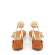 Load image into Gallery viewer, CANNIA Toe Post Pom Pom Flat Sandal