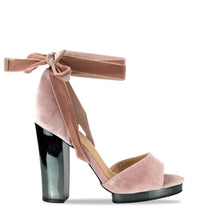 Load image into Gallery viewer, Christina Block Heel Platform With Bow