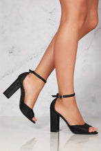 Load image into Gallery viewer, Grace block heel ankle strap sandal