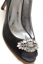 Load image into Gallery viewer, Shea shea diamante broach peep toe sandal
