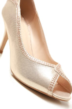 Load image into Gallery viewer, Bria slip on peep toe sandal