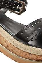Load image into Gallery viewer, Studded detail cork flatform