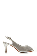 Load image into Gallery viewer, Riva slingback peeptoe diamante sandal