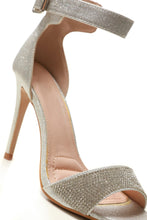 Load image into Gallery viewer, Olivia high heel open toe ankle strap