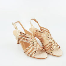 Load image into Gallery viewer, Enna Strappy Open Toe Jewel Sandal