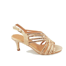Load image into Gallery viewer, Enna Strappy Open Toe Jewel Sandal