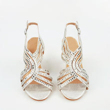 Load image into Gallery viewer, Enna Strappy Open Toe Jewel Sandal