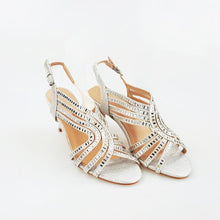 Load image into Gallery viewer, Enna Strappy Open Toe Jewel Sandal