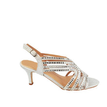 Load image into Gallery viewer, Enna Strappy Open Toe Jewel Sandal