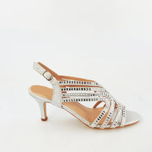 Load image into Gallery viewer, Enna Strappy Open Toe Jewel Sandal