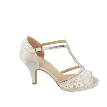 Load image into Gallery viewer, Letty T-Bar Twist Peep Toe Sandal