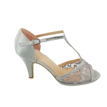 Load image into Gallery viewer, Letty T-Bar Twist Peep Toe Sandal