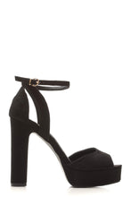 Load image into Gallery viewer, Hayley ankle strap peep toe platform sandals