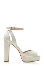 Load image into Gallery viewer, Hayley ankle strap peep toe platform sandals