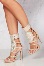 Load image into Gallery viewer, Lexi gladiator diamante &amp; gems sandal
