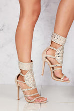 Load image into Gallery viewer, Lexi gladiator diamante &amp; gems sandal