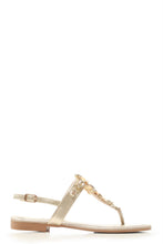 Load image into Gallery viewer, Thea flat diamante toe post sandal
