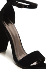 Load image into Gallery viewer, May barely there block heel ankle strap sandal