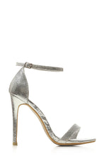 Load image into Gallery viewer, Annika high stiletto heel open toe ankle strap sandal