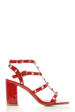Load image into Gallery viewer, Abigail ankle strap with studs sandal