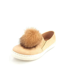Load image into Gallery viewer, PAMELA Flat Rubber Sole Pom Pom Skater Shoe
